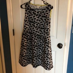 Charming Charlie Black and White dress